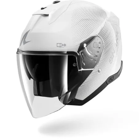 SHARK casque moto jet SKWAL i3 SP LYNE blanc / argent