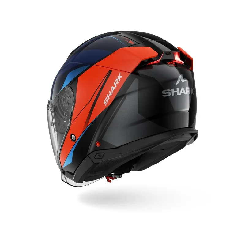 SHARK jet motorcycle helmet SKWAL i3 MEKARIUM black / chrom / orange