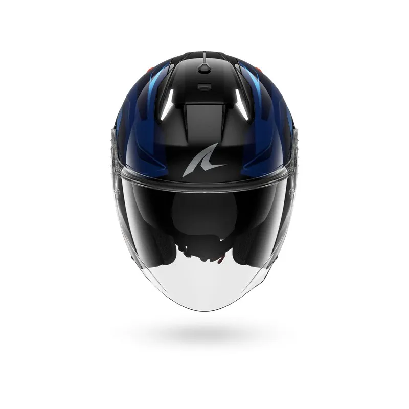 SHARK casque moto jet SKWAL i3 MEKARIUM noir / chrome / orange