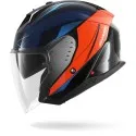 SHARK casque moto jet SKWAL i3 MEKARIUM noir / chrome / orange