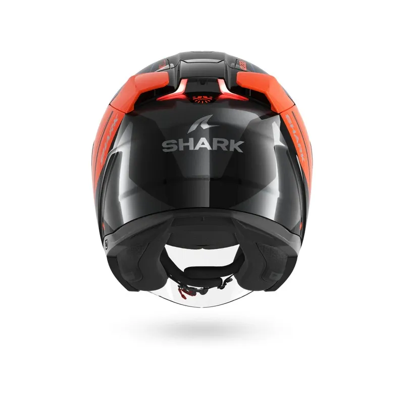 SHARK jet motorcycle helmet SKWAL i3 MEKARIUM black / chrom / orange