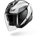 SHARK casque moto jet SKWAL i3 MEKARIUM noir / chrome / blanc