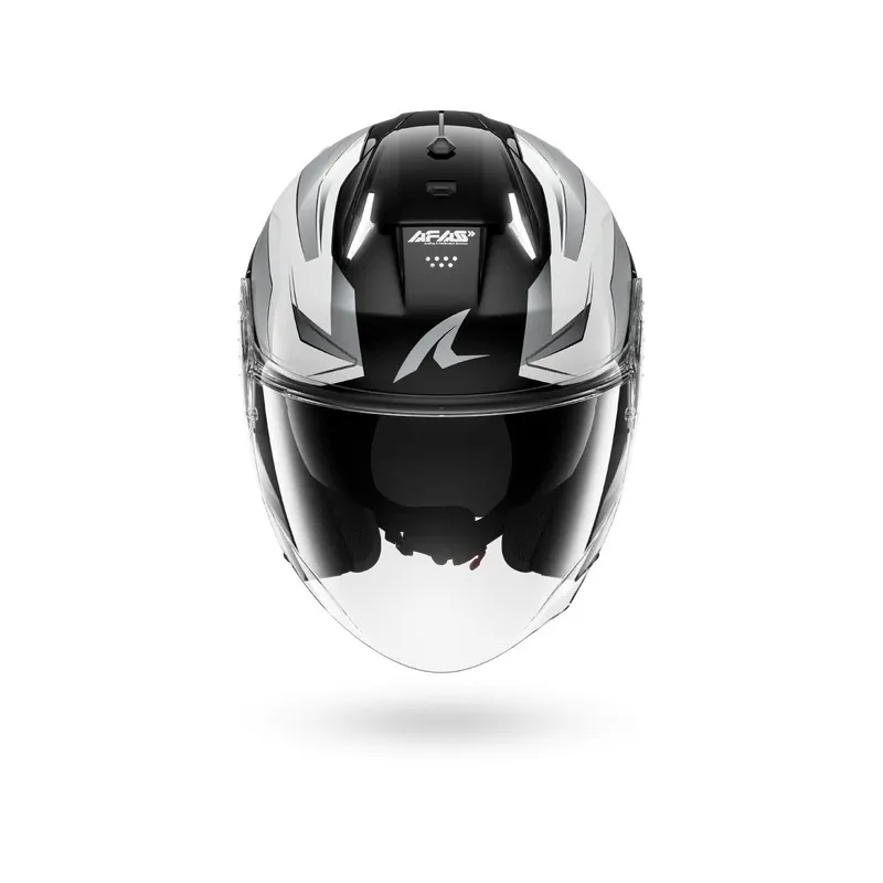 SHARK jet motorcycle helmet SKWAL i3 MEKARIUM black / chrom / white