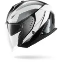 SHARK jet motorcycle helmet SKWAL i3 MEKARIUM black / chrom / white