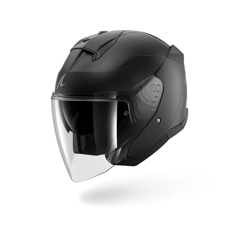 SHARK jet motorcycle helmet SKWAL JET BLANK matte black
