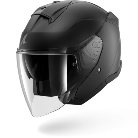 SHARK jet motorcycle helmet SKWAL JET BLANK matte black