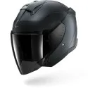 SHARK casque moto jet SKWAL DARK SHADOW bleu mat / acier mat