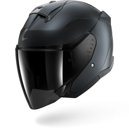 SHARK jet motorcycle helmet SKWAL JET DARK SHADOW matte blue / matte steel