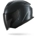 SHARK casque moto jet SKWAL DARK SHADOW bleu mat / acier mat