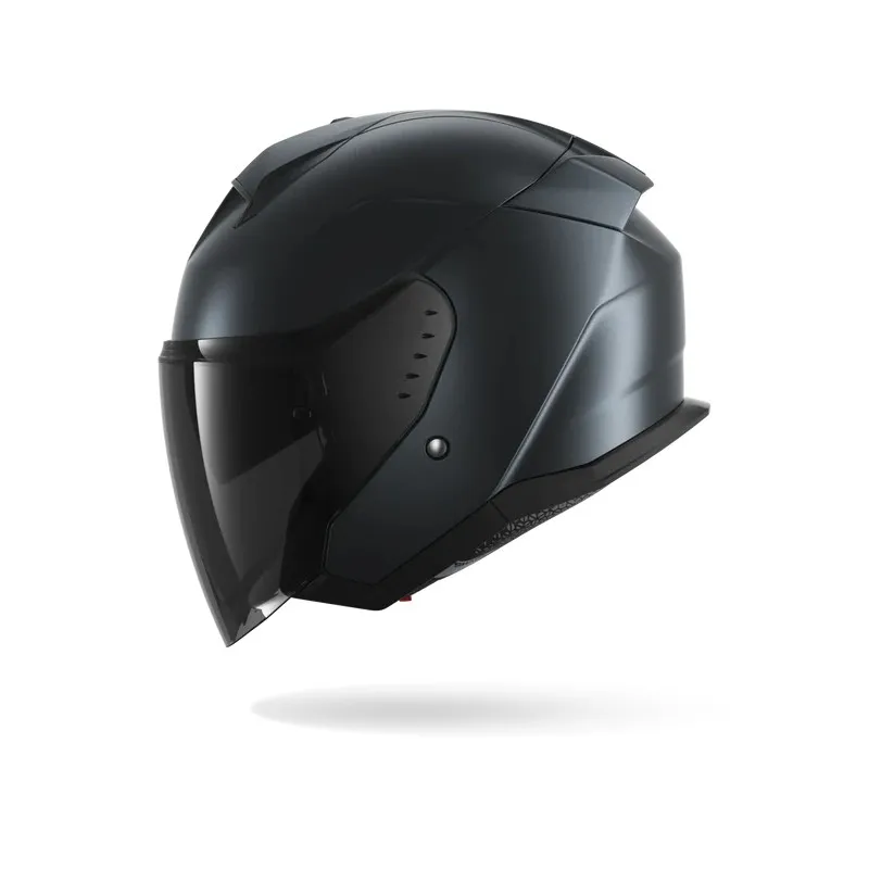 SHARK jet motorcycle helmet SKWAL JET DARK SHADOW matte blue / matte steel