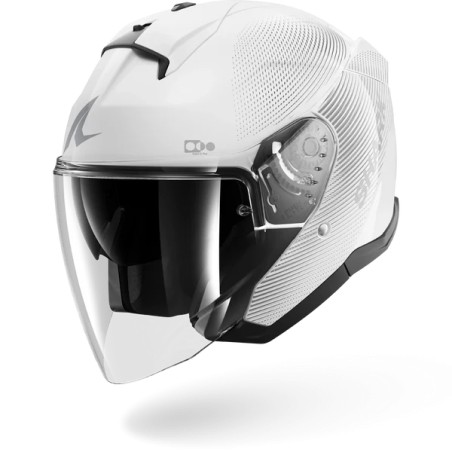 SHARK jet motorcycle helmet SKWAL JET SP LYNE white / silver