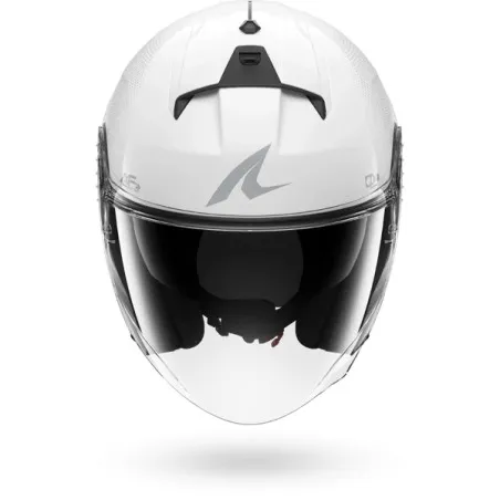SHARK jet motorcycle helmet SKWAL JET SP LYNE white / silver