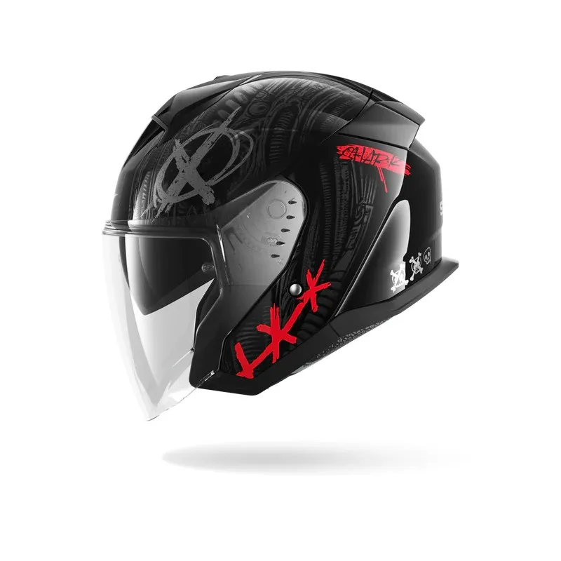 SHARK jet motorcycle helmet SKWAL JET SP LYNE matte black / anthracite