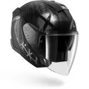 SHARK jet motorcycle helmet SKWAL JET SHIEVER matte black / anthracite / silver