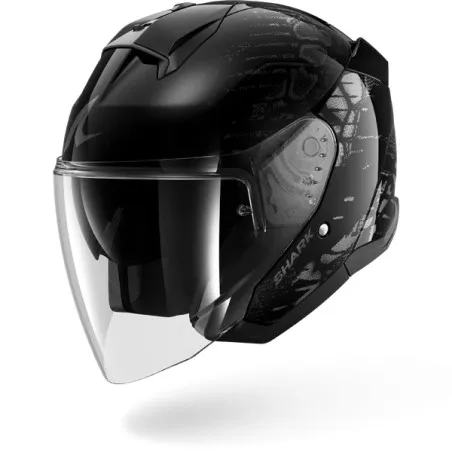 SHARK casque moto jet SKWAL JET REPTAIA noir / anthracite