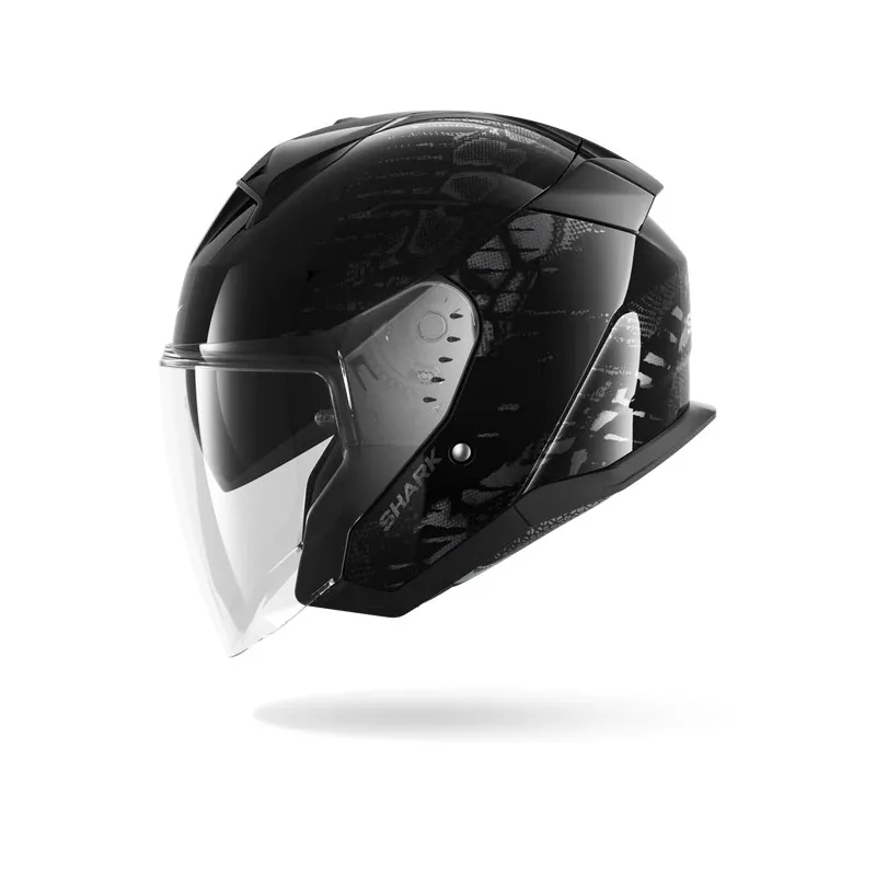 SHARK casque moto jet SKWAL JET REPTAIA noir / anthracite