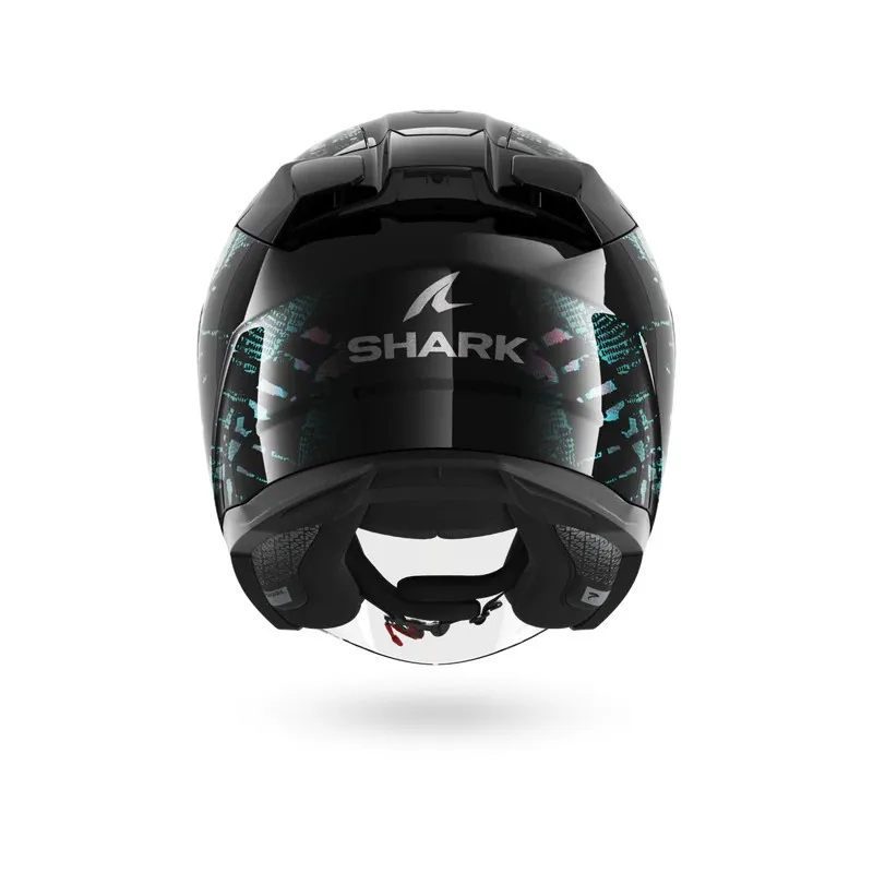 SHARK casque moto jet SKWAL JET REPTAIA noir / voilet pailleté