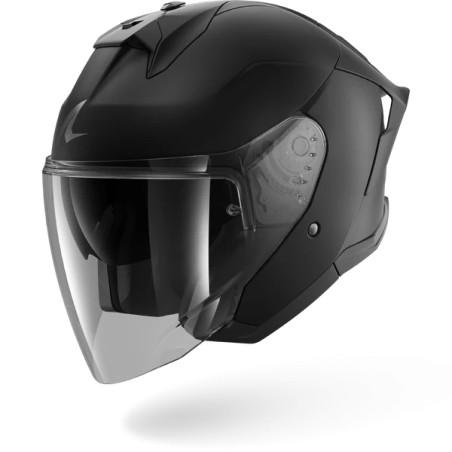 SHARK casque moto jet SKWAL JET CUP BLANK noir mat