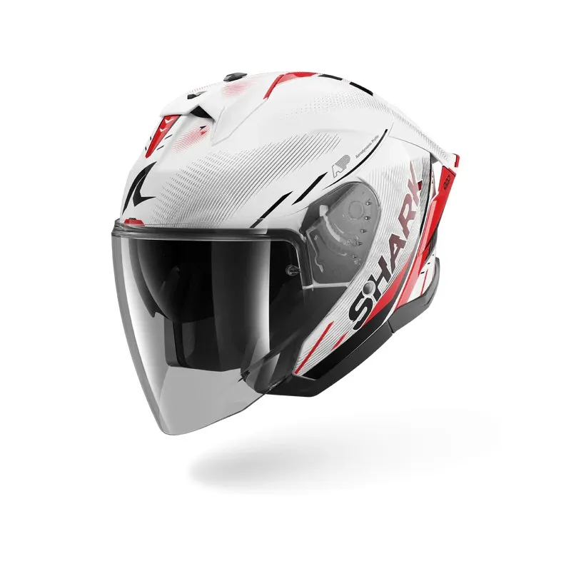 SHARK casque moto jet SKWAL JET CUP SPEED-TECH blanc / rouge / noir