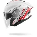SHARK jet motorcycle helmet SKWAL JET CUP SPEED-TECH white / red / black