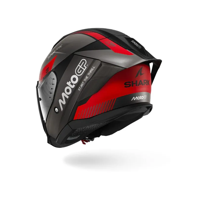 SHARK casque moto jet SKWAL JET CUP MOTOGP noir mat / anthracite / rouge