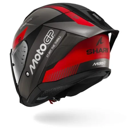 SHARK casque moto jet SKWAL JET CUP MOTOGP noir mat / anthracite / rouge