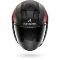SHARK casque moto jet SKWAL JET CUP MOTOGP noir mat / anthracite / rouge