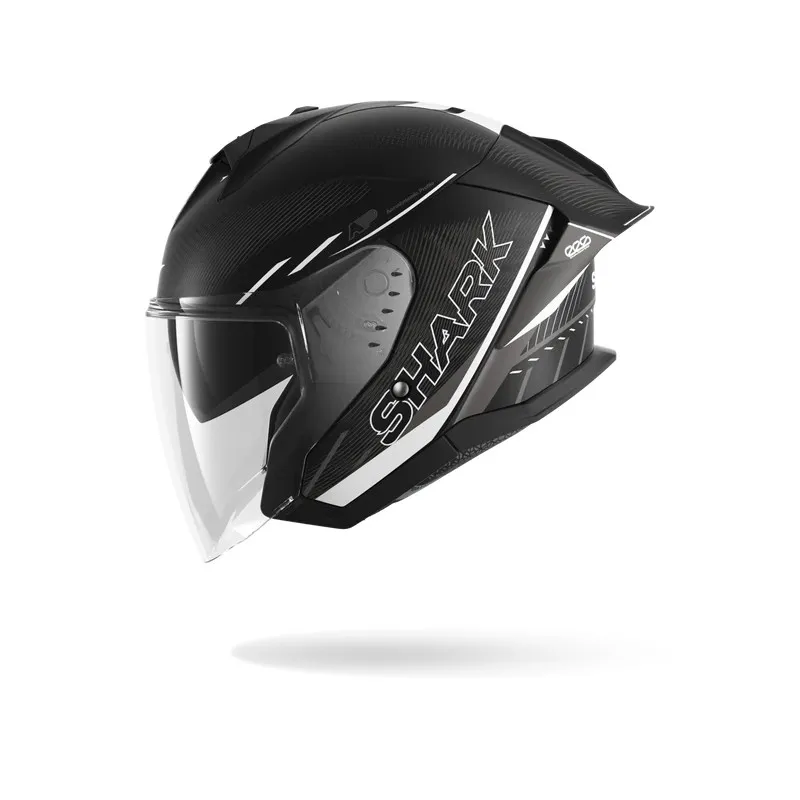 SHARK casque moto jet SKWAL JET CUP SPEED-TECH noir mat / blanc / anthracite
