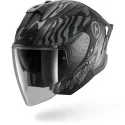 SHARK jet motorcycle helmet SKWAL JET CUP SPEED-FANCY black matte / anthracite / silver