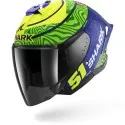 SHARK casque moto jet SKWAL JET CUP REPLICA GRANADO bleu mat / vert / jaune