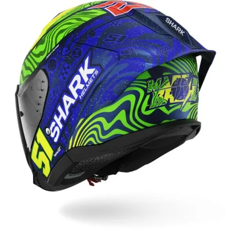SHARK casque moto jet SKWAL JET CUP REPLICA GRANADO bleu mat / vert / jaune