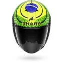 SHARK jet motorcycle helmet SKWAL JET CUP REPLICA GRANADO blue matte / green / yellow
