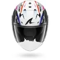 SHARK jet motorcycle helmet SKWAL JET CUP SPEED-FANCY black / white / orange