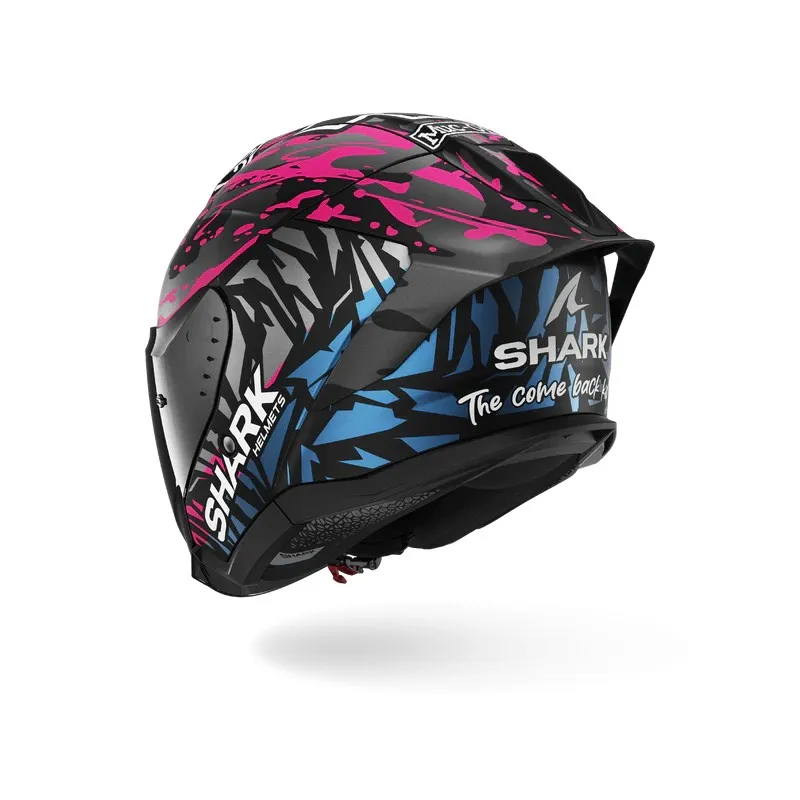 SHARK jet motorcycle helmet SKWAL JET CUP REPLICA REDDING matte black / purple / blue