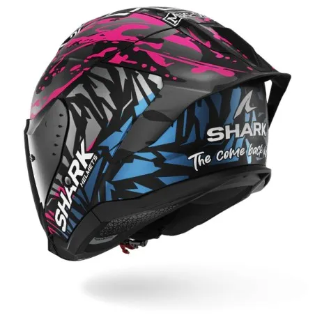 SHARK casque moto jet SKWAL JET CUP REPLICA REDDING noir mat / violet / bleu