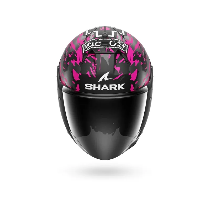 SHARK casque moto jet SKWAL JET CUP REPLICA REDDING noir mat / violet / bleu