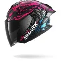 SHARK jet motorcycle helmet SKWAL JET CUP REPLICA REDDING matte black / purple / blue