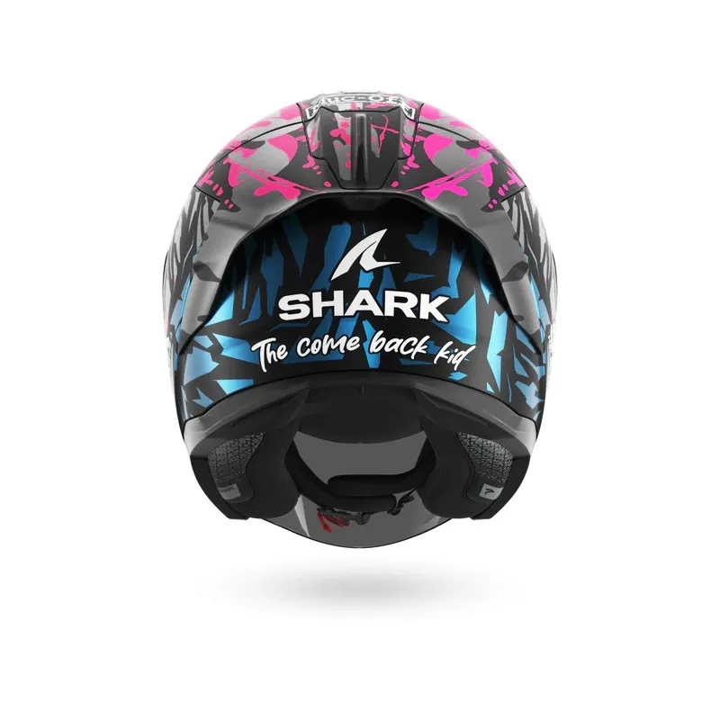 SHARK casque moto jet SKWAL JET CUP REPLICA REDDING noir mat / violet / bleu