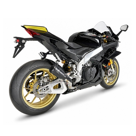 IXRACE APRILIA TUONO V4 / FACTORY / RSV4 / 2021 2026 pot d'échappement MK2B INOX AH6204SB - NON HOM
