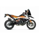 IXRACE KTM  ADVENTURE  / 790 / 890 / SMT / 2021 2026 MK2B INOX silencer MK2B AM3272SB - EURO5+