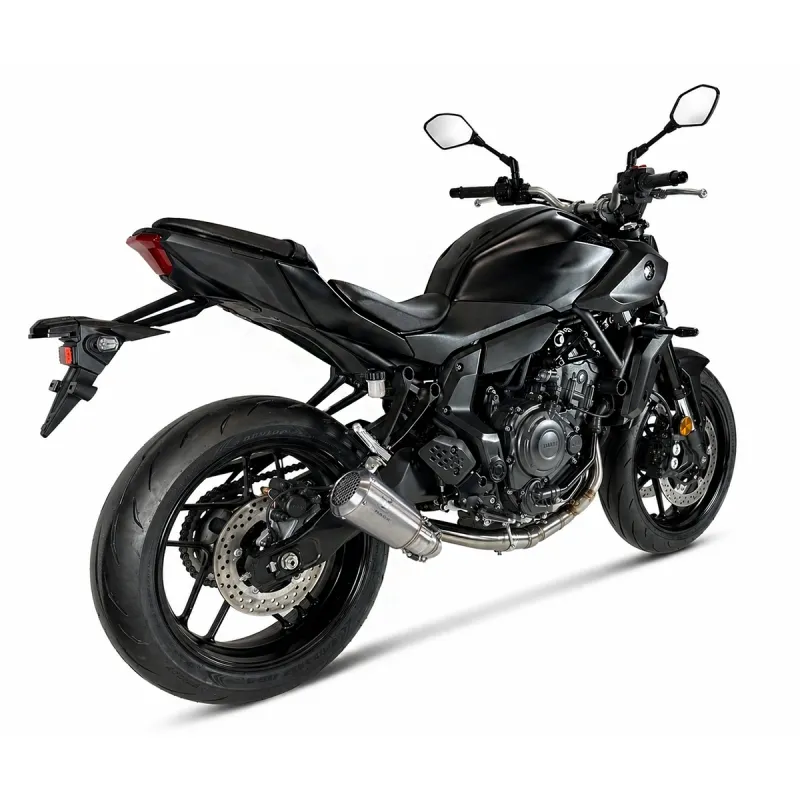 IXRACE YAMAHA MT 07 / 2021 2026 MK2 INOX complete silencer AY9964S - NOT app