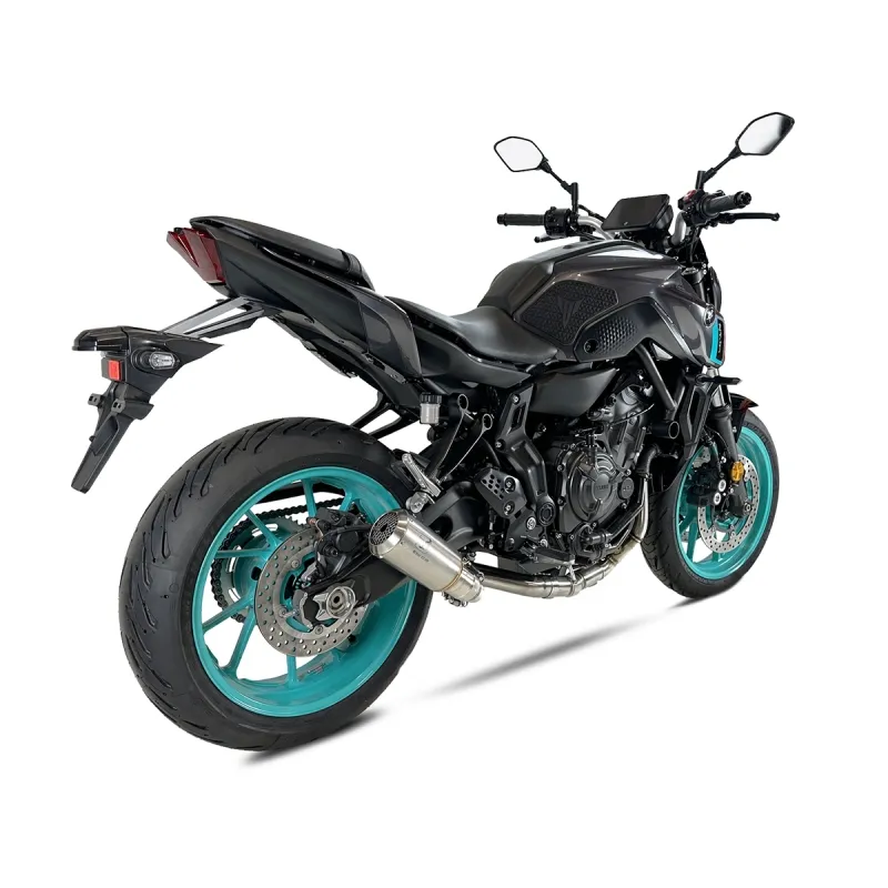 IXRACE YAMAHA MT 07 / 2021 2026 MK2 INOX complete silencer AY9964S - NOT app