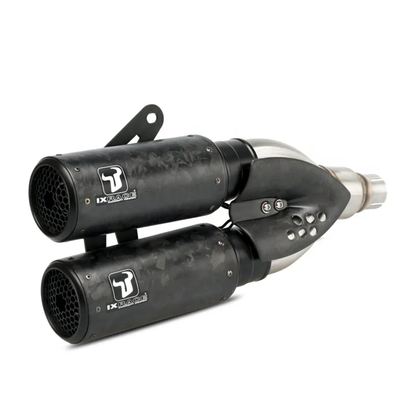 IXRACE DUCATI MULTISTRADA V4 / 2023 2024 DCX2 CARBON FORGED DOUBLE exhaust pipe DD5445C2 - NOT APP