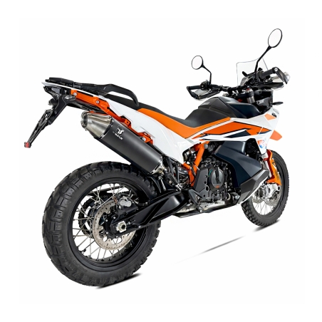 IXRACE HONDA KTM ADVENTURE 890 / 2021 2026 GOBI  BLACK  exhaust silencer VM3072SB - EURO5+