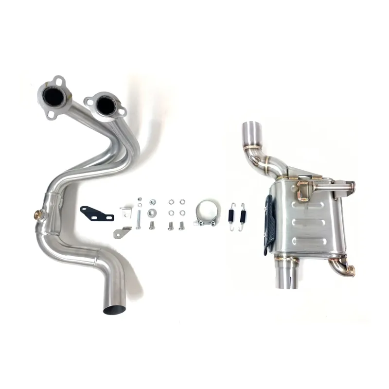 IXRACE KAWASAKI Z 650 / NINJA 650 / RS / 2023 2026 MK2B BLACK complete line silencer AK7257SB - EURO5+