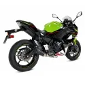 IXRACE KAWASAKI Z 650 / NINJA 650 / RS / 2023 2026 ligne complète d'échappement pot MK2B BLACK AK7257SB - EURO5+