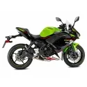 IXRACE KAWASAKI Z 650 / NINJA 650 / RS / 2023 2026 ligne complète d'échappement pot MK2B BLACK AK7257SB - EURO5+