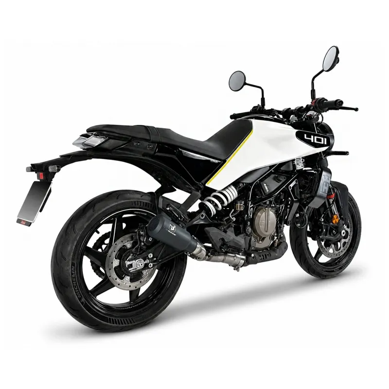 IXRACE KTM DUKE 125 / 390 / HUSQVARNA / 2024 2026 MK2B INOX silencer MK2B BLACK AM3260SB approved EURO 5+