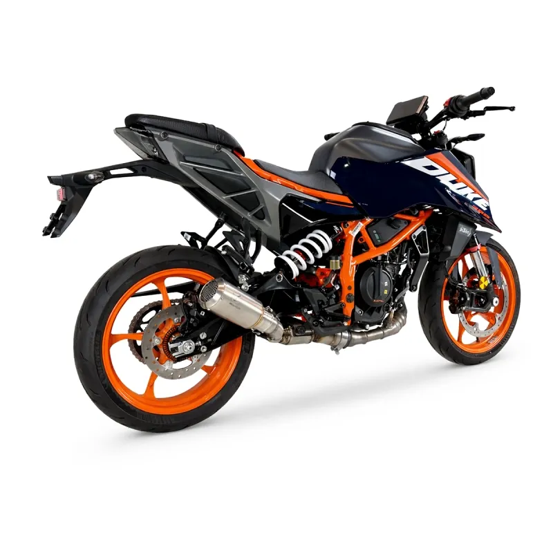 IXRACE KTM DUKE 125 / 390 / 2024 MK2 INOX silencer AH6237S EURO 5+ approved