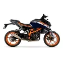 IXRACE KTM DUKE 125 / 390 / 2024 MK2 INOX silencer AH6237S EURO 5+ approved